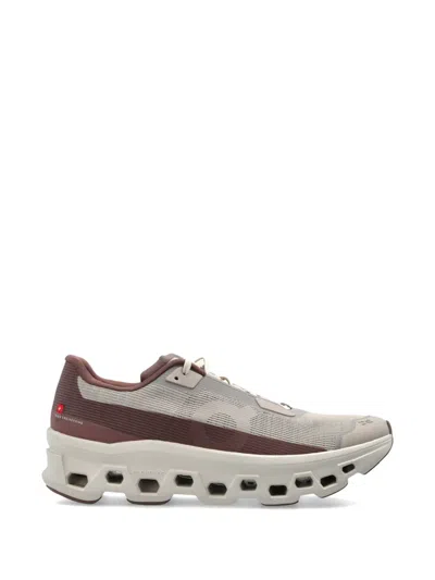 On Running Purple Cloudmster Voi Textile Sneakers In Multi