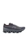 On Tech-fabric Chunky-sole Sneaker In Black