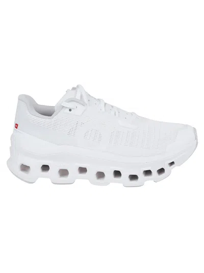 On Cloudmster Void Sneakers In White