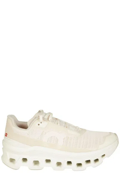 On Cloudmster Void Sneakers In White