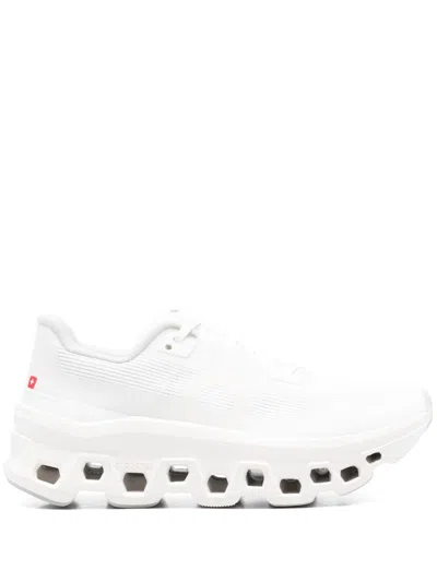 On Cloudmster Void Sneakers In White