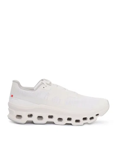 On Cloudmster Void Sneakers In White