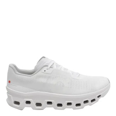 On Cloudmster Void Sneakers In White