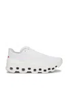 On White Cloudmster Low-top Sneaker In White & White