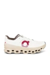 On Mens Ivory Sand Cloudmster Void Mesh Trainers