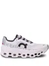 On -running Womens All White F Cloudmster Cushied Chunky-soled Mesh Low-top Trainers In White