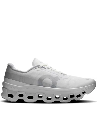 On Cloudmster 1 Sneakers With Hidden Eyelets And Advanced Cushiing In White