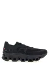 On Cloudmster Void Rubber-trimmed Mesh Running Sneakers In Black