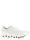 On White Mesh Cloudmster Voin Sneakers In White