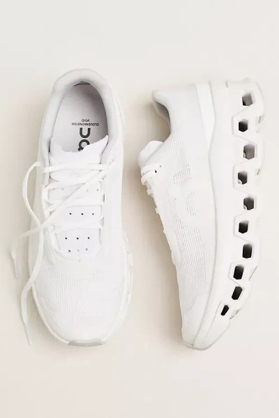 On Cloudmster Void Sneakers In White