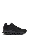 On Black Cloudnova 2 Sneakers In 올 블랙