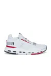 On Cloudnova 2 Sneakers In White