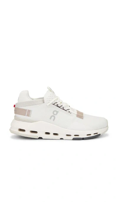On Cloudnova 2 Sneaker In Ice & Sand