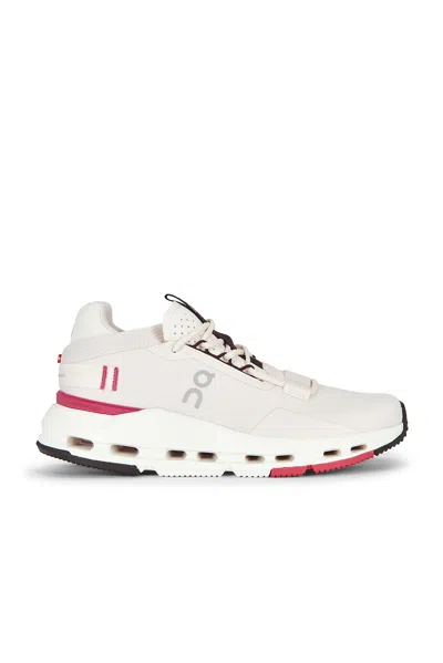 On Cloudnova 2 Sneaker In White
