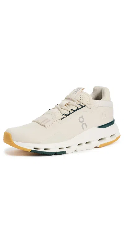 On Cloudnova 2 Sneakers Grain/ivory In Animal Print
