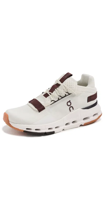 On Cloudnova 2 Sneakers Ice/mulberry In Multi