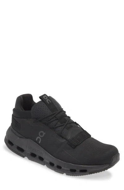 On Cloudnova 2 Training Sneaker In All Black