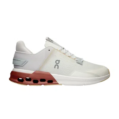 Pre-owned On Cloudnova Flux 'undyed White Auburn'