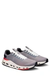 On Cloudnova Form 2 Sneaker In Fog/red