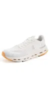On Cloudnova Form 2 Stretch-knit And Mesh Running Sneakers In White Ivory