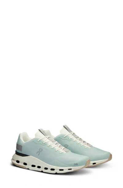 On Cloudnova Form Sneaker In Mineral/ivory