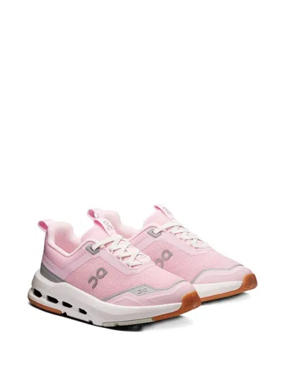 On Cloudnova Kids Sneaker In Pink