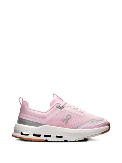 On Kids' Cloudnova Mesh Sneakers In Pink