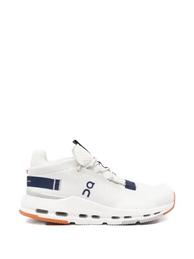 On Cloudnova Mesh-panelled Sneakers In White