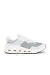 On Cloudnova Rift Sneakers In White