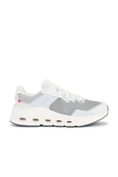 On Cloudnova Rift Sneakers In White