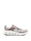 On Cloudnova Rift Panelled Mesh Sneakers In Gray