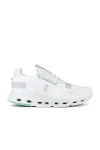 On Cloudnova Sneaker In Undyed White & Glacier