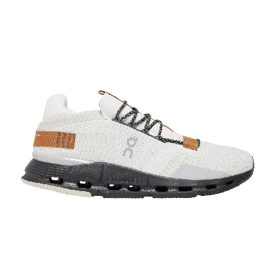 Pre-owned On Cloudnova 'white Pecan'