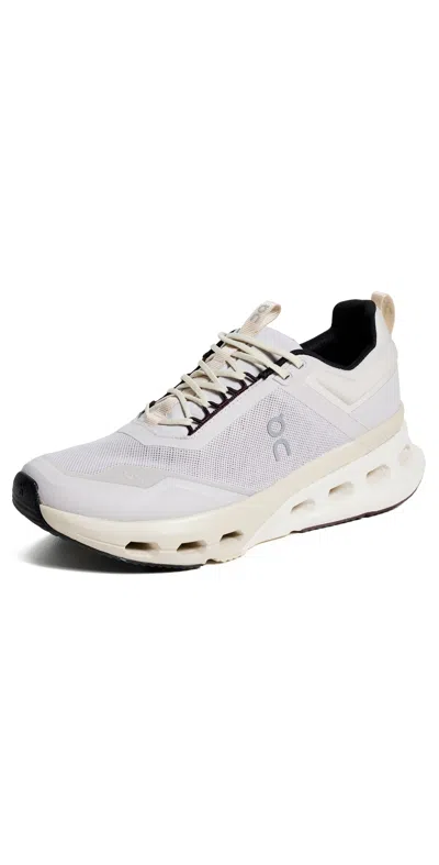 On Cloudnova X 1 Sneakers Silver/mulberry