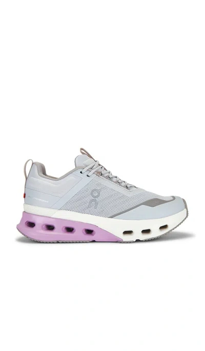 On Cloudnova X Sneaker In Gray