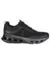 On Cloudnova 2 Stretch-knit And Mesh Running Sneakers In Black/eclipse