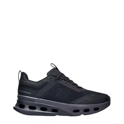 On Cloudnova X Sneakers In Black Mesh