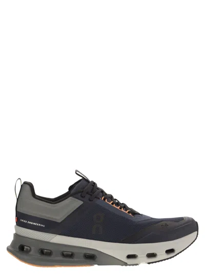 On Cloudnova X Technical Fabric Trainers In Blue