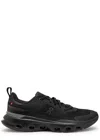 On Cloudpulse Next Panelled Mesh-knit Sneakers In Black