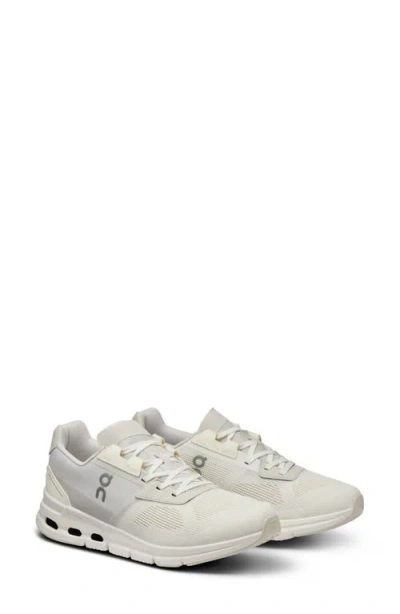On Cloudrift Sneaker In White/frost