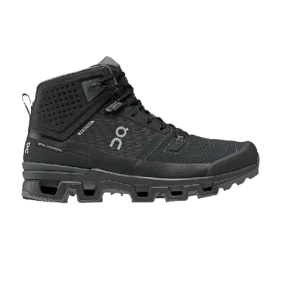 Pre-owned On Cloudrock 2 Waterproof 'black Eclipse'