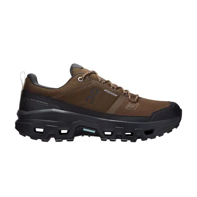 Pre-owned On Cloudrock Low 'earth Black' | Brown | Men's Size 7.5