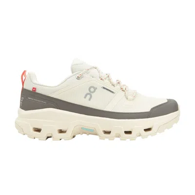 Pre-owned On Cloudrock Low Waterproof 'ivory' | Cream | Men's Size 8.5 In White