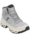 On Running Cloudrock Mid Waterproof Canvas Sneaker In Gray