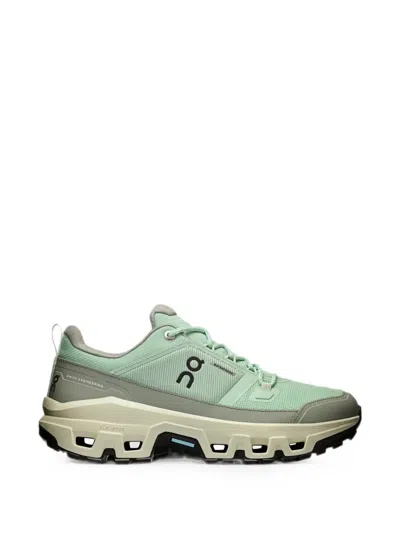 On Cloudrock Waterproof Sneakers In Green