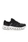 On Cloudrunner 2 Mesh Running Sneakers In Black