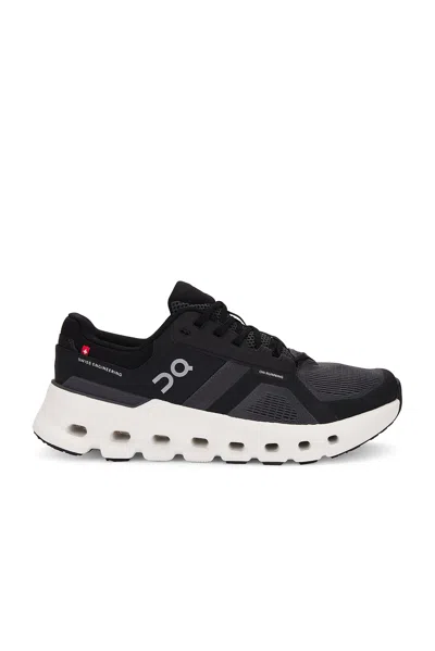 On Cloudrunner 2 Sneakers In Black Polyester