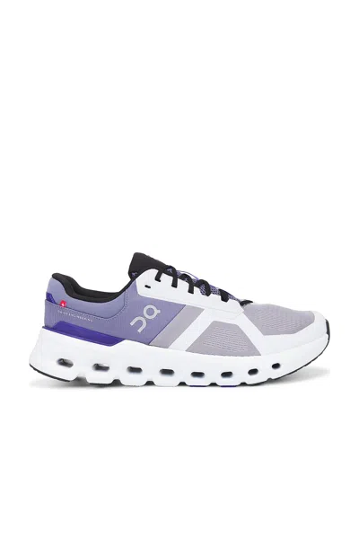 On Cloudrunner 2 Sneaker In Fossil & Indigo