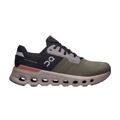 Pre-owned On Cloudrunner 2 Waterproof 'olive Mahogany' In Green