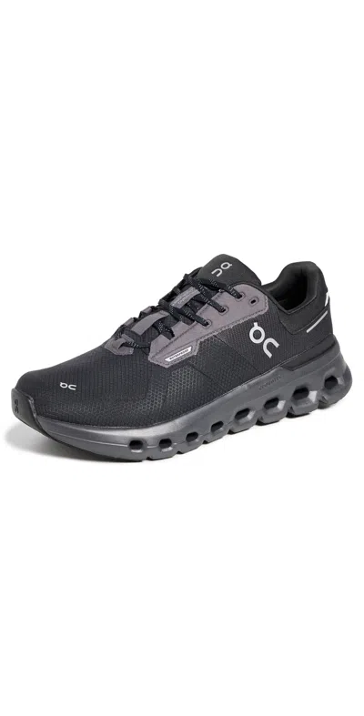On Cloudrunner 2 Waterproof Sneakers Magnet Black